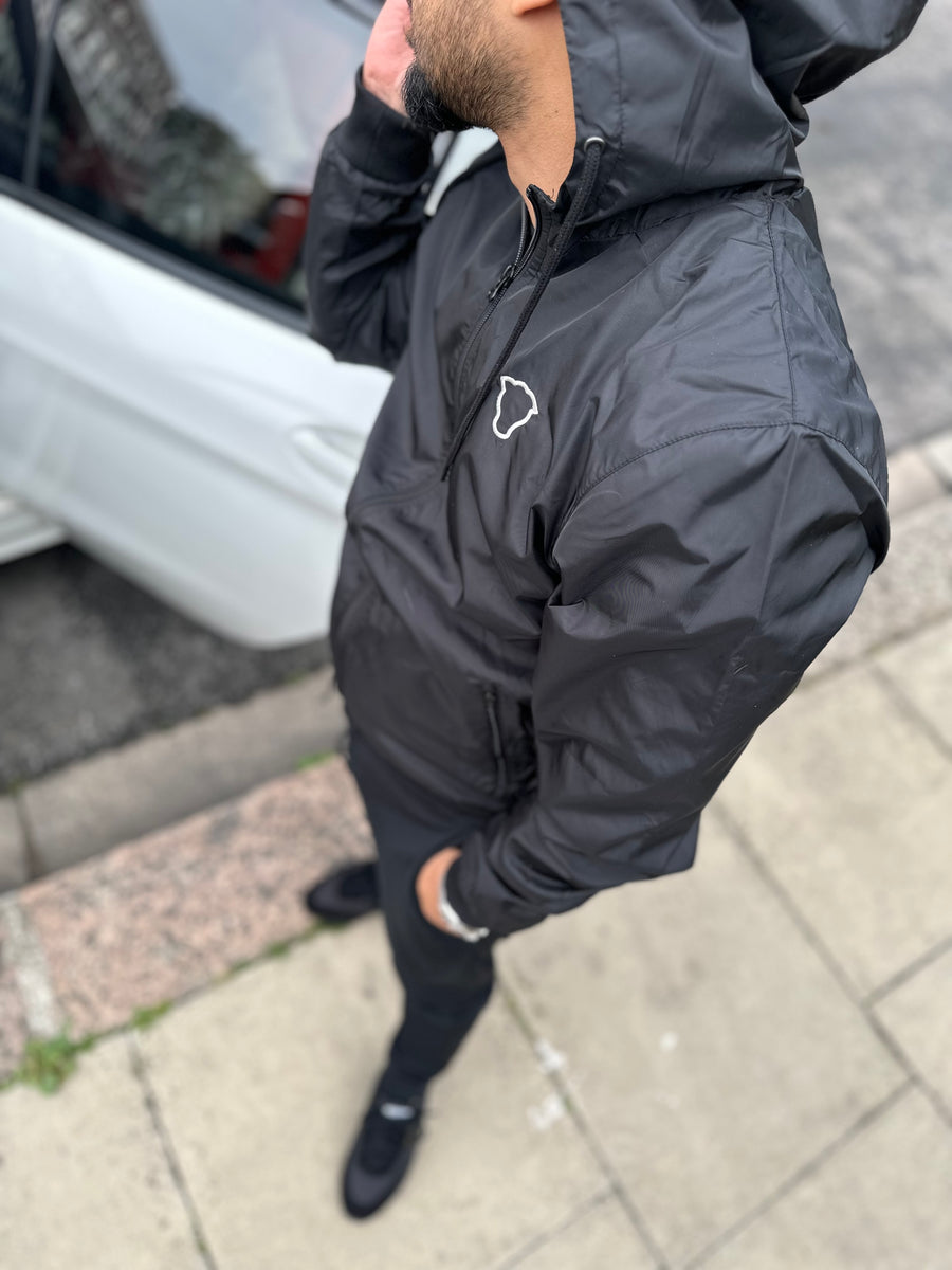 Jacket - visage logo windbreaker jacket – Barnes Girelli