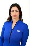 Jumpsuit - Royal Blue BG Linked Logo