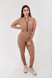 Jumpsuit - Brown BG Linked Logo Jumpsuit