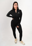 Jumpsuit - Black Classic Panther Logo Jumpsuit