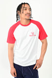 T-shirt - Two-tone classic panther logo (White/Red)