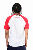 T-shirt - Two-tone classic panther logo (White/Red)