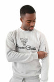 Tracksuit - Grey silver teeth classic panther logo Crew neck set