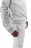 Tracksuit - Grey silver teeth classic panther logo Crew neck set